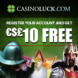 Casinoluck €10 free cash in october 250