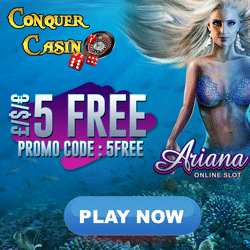 conquercasino ariana no deposit bonus free pokies