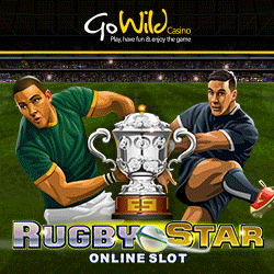 gowild rugby star free spins