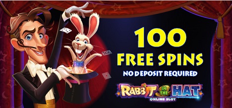 Exclusive No Deposit 100 Free Pokies on Rabbit in the Hat